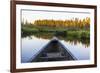 Canoeing on the Cold Stream in the Northern Forests of Maine, Usa-Jerry & Marcy Monkman-Framed Photographic Print