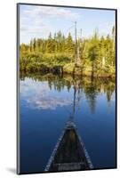 Canoeing on the Cold Stream in the Northern Forests of Maine, Usa-Jerry & Marcy Monkman-Mounted Photographic Print