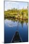 Canoeing on the Cold Stream in the Northern Forests of Maine, Usa-Jerry & Marcy Monkman-Mounted Photographic Print