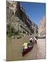 Canoeing Rio Grande at Santa Elena Canyon, Big Bend National Park, Brewster, Texas, Usa-Larry Ditto-Mounted Photographic Print