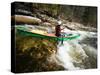 Canoeing the Ashuelot River in Surry, New Hampshire, USA-Jerry & Marcy Monkman-Stretched Canvas