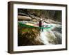 Canoeing the Ashuelot River in Surry, New Hampshire, USA-Jerry & Marcy Monkman-Framed Photographic Print