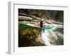 Canoeing the Ashuelot River in Surry, New Hampshire, USA-Jerry & Marcy Monkman-Framed Photographic Print