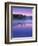 Canoeist on Lake at Sunrise, Algonquin Provincial Park, Ontario, Canada-Nancy Rotenberg-Framed Photographic Print