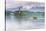 Canoeists on Lake Bled, Julian Alps, Gorenjska, Slovenia, Europe-Matthew Williams-Ellis-Stretched Canvas