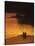 Canoers on Lake Metigoshe at Sunset, North Dakota, USA-Chuck Haney-Stretched Canvas