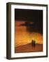 Canoers on Lake Metigoshe at Sunset, North Dakota, USA-Chuck Haney-Framed Photographic Print