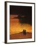 Canoers on Lake Metigoshe at Sunset, North Dakota, USA-Chuck Haney-Framed Photographic Print