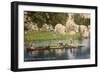 Canoes at Camp Steward, Kerrville, Texas-null-Framed Art Print