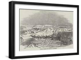 Canoes Crossing the River, St Lawrence-null-Framed Giclee Print