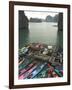 Canoes, Halong Bay, Cat Ba National Park, Northern Vietnam, Southeast Asia-Christian Kober-Framed Photographic Print