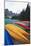 Canoes on a Dock, Moraine Lake, Canada-George Oze-Mounted Photographic Print