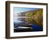 Canoes on a Rural Lake-Darrell Gulin-Framed Photographic Print