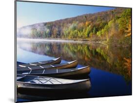 Canoes on a Rural Lake-Darrell Gulin-Mounted Photographic Print