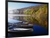 Canoes on a Rural Lake-Darrell Gulin-Framed Photographic Print