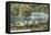 Canoing on Huron River, Ann Arbor, Michigan-null-Framed Stretched Canvas