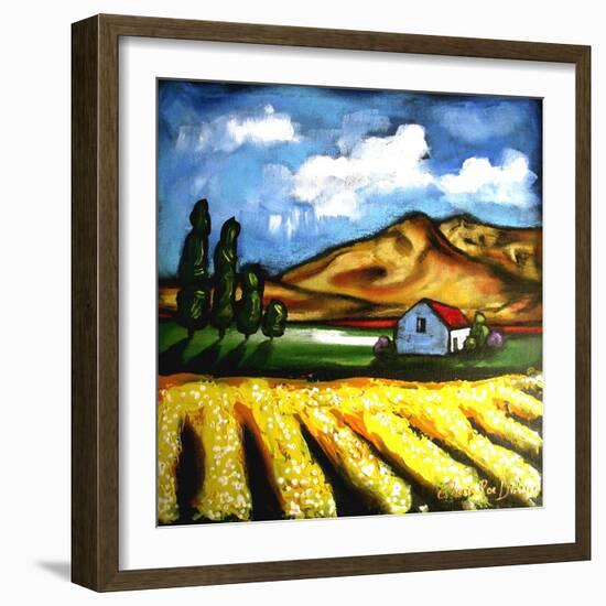 Canola Fields-Cherie Roe Dirksen-Framed Giclee Print