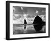 Canon Beach Reflections-Monte Nagler-Framed Photographic Print