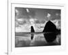 Canon Beach Reflections-Monte Nagler-Framed Photographic Print