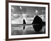 Canon Beach Reflections-Monte Nagler-Framed Photographic Print