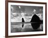 Canon Beach Reflections-Monte Nagler-Framed Photographic Print