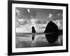 Canon Beach Reflections-Monte Nagler-Framed Photographic Print