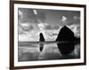 Canon Beach Reflections-Monte Nagler-Framed Photographic Print