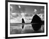 Canon Beach Reflections-Monte Nagler-Framed Photographic Print