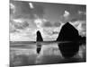 Canon Beach Reflections-Monte Nagler-Mounted Photographic Print