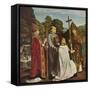 'Canon Bernardijn Salviati and Three Saints', 1501, (1909)-Gerard David-Framed Stretched Canvas