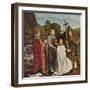 'Canon Bernardijn Salviati and Three Saints', 1501, (1909)-Gerard David-Framed Giclee Print