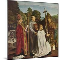 'Canon Bernardijn Salviati and Three Saints', 1501, (1909)-Gerard David-Mounted Giclee Print