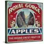 Canon City, Colorado - Royal Gorge Apple Label-Lantern Press-Stretched Canvas