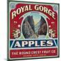 Canon City, Colorado - Royal Gorge Apple Label-Lantern Press-Mounted Art Print