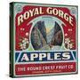 Canon City, Colorado - Royal Gorge Apple Label-Lantern Press-Stretched Canvas