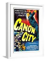 CANON CITY, US poster, Scott Brady, 1948-null-Framed Art Print