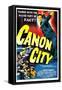 CANON CITY, US poster, Scott Brady, 1948-null-Framed Stretched Canvas