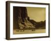 Canon De Chelly, Arizona, Navaho (Trail of Tears)-Edward S Curtis-Framed Giclee Print