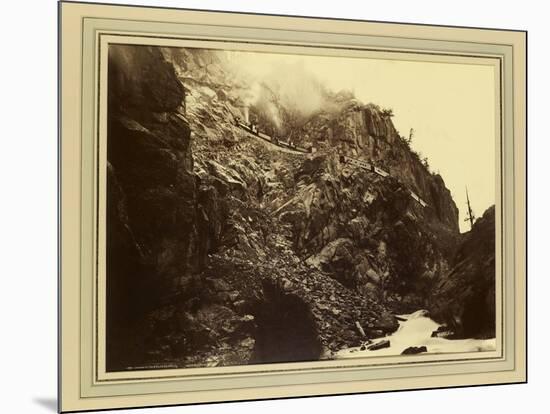 Canon of the Rio Las Animas (Colorado), C.1880-William Henry Jackson-Mounted Giclee Print