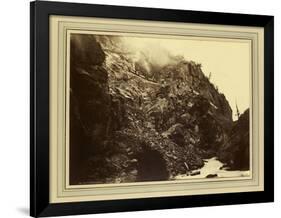 Canon of the Rio Las Animas (Colorado), C.1880-William Henry Jackson-Framed Giclee Print