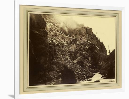 Canon of the Rio Las Animas (Colorado), C.1880-William Henry Jackson-Framed Giclee Print