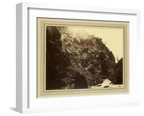 Canon of the Rio Las Animas (Colorado), C.1880-William Henry Jackson-Framed Giclee Print