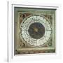 Canonical Clock with the Heads of Four Prophets, Completed 1443-Paolo Uccello-Framed Giclee Print