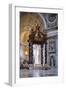 Canopy of Saint Peter in Vatican-Gian Lorenzo Bernini-Framed Photo