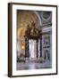 Canopy of Saint Peter in Vatican-Gian Lorenzo Bernini-Framed Photo