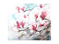 Magnolia, Spring-CanotStop-Mounted Art Print