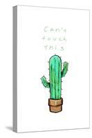 Cant Touch This Cactus-OnRei-Stretched Canvas