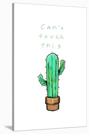 Cant Touch This Cactus-OnRei-Stretched Canvas
