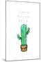 Cant Touch This Cactus-OnRei-Mounted Art Print