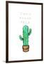 Cant Touch This Cactus-OnRei-Framed Art Print